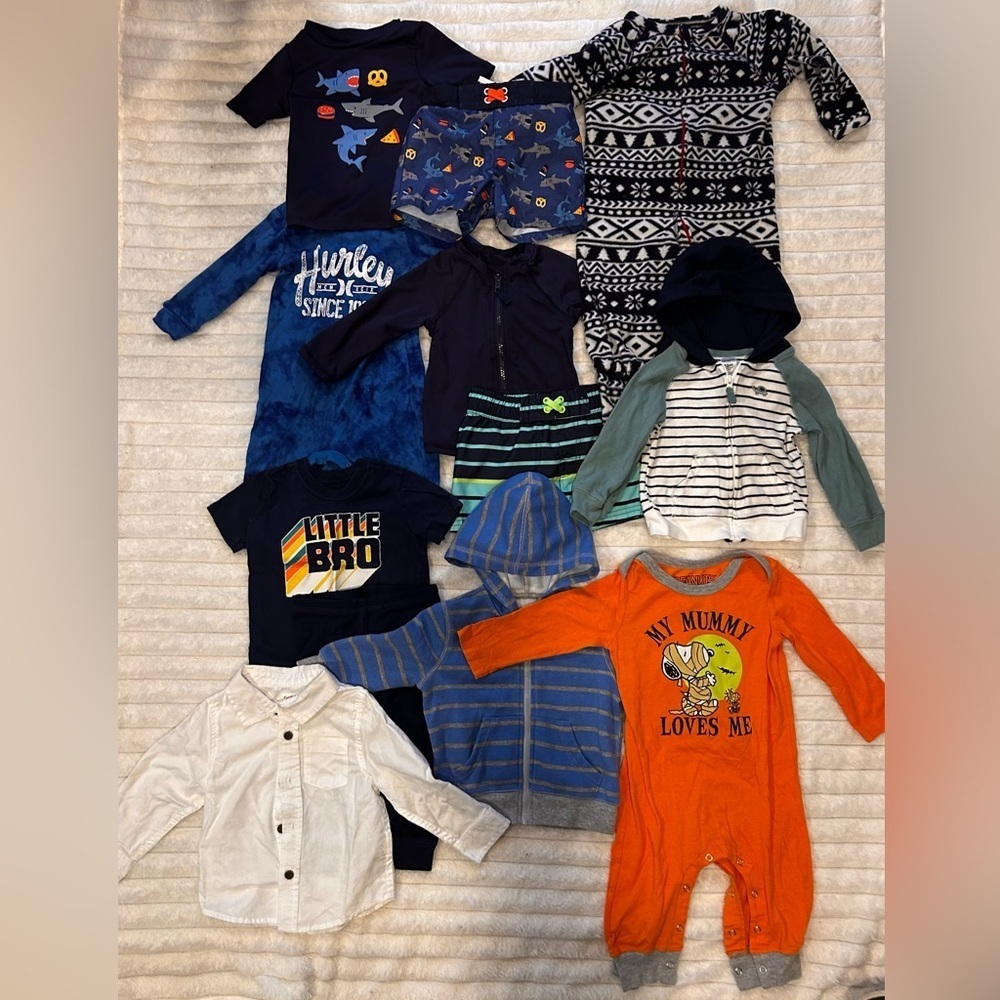 11 Piece Toddler Boys Bundle- Size 9-12M